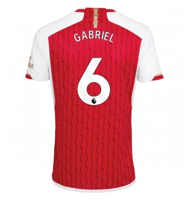 Arsenal Gabriel Magalhaes #6 Replika Hjemmebanetrøje 2023-24 Kortærmet
